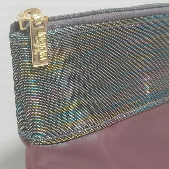 Americana by Sharif Set of 3  Shimmer/Iridescent Cosmetic Pouches. - Picture 2 of 7